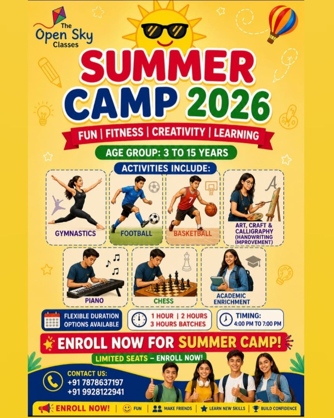 Summer Camp 2026 - The Open Sky Classes