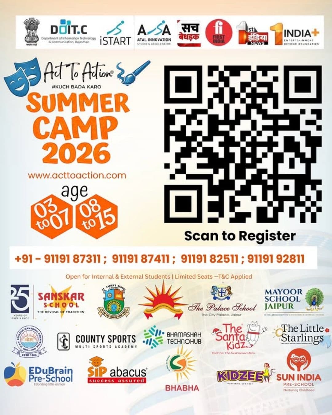 Act to Action Summer Camp 2026