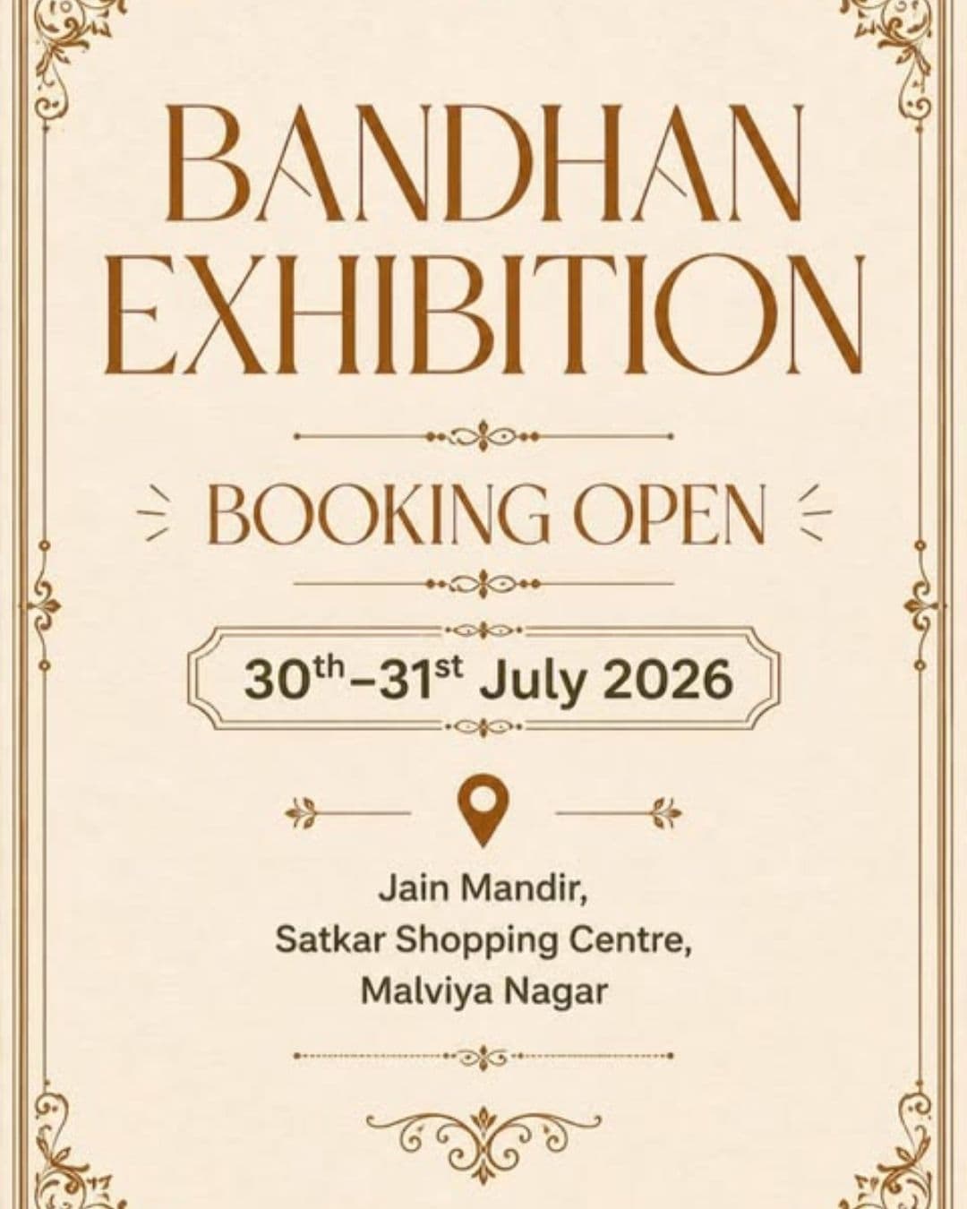 Bandhan Exhibitions - July 2026