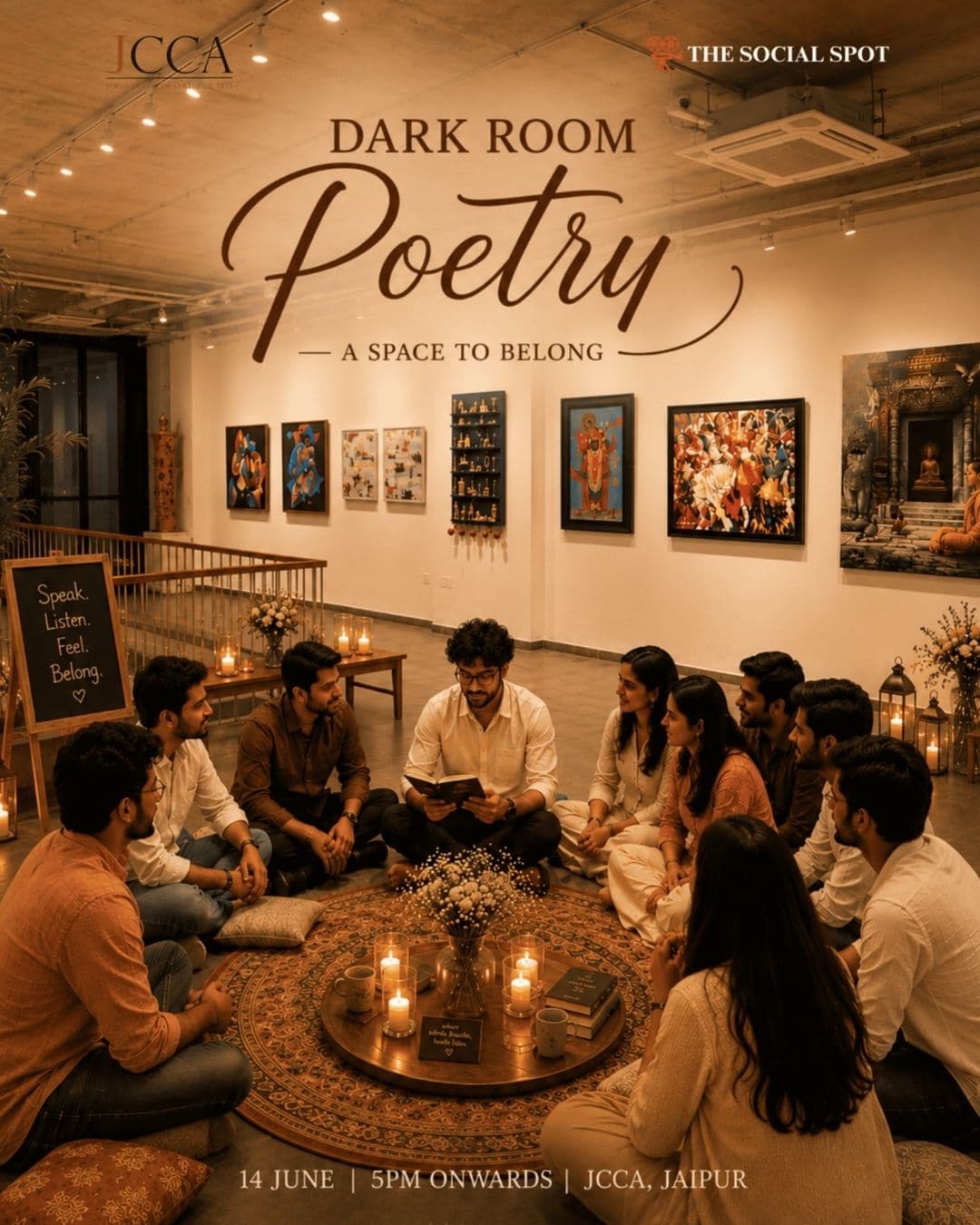 Dark Room Poetry by SocialSpot Exp -  July 2026