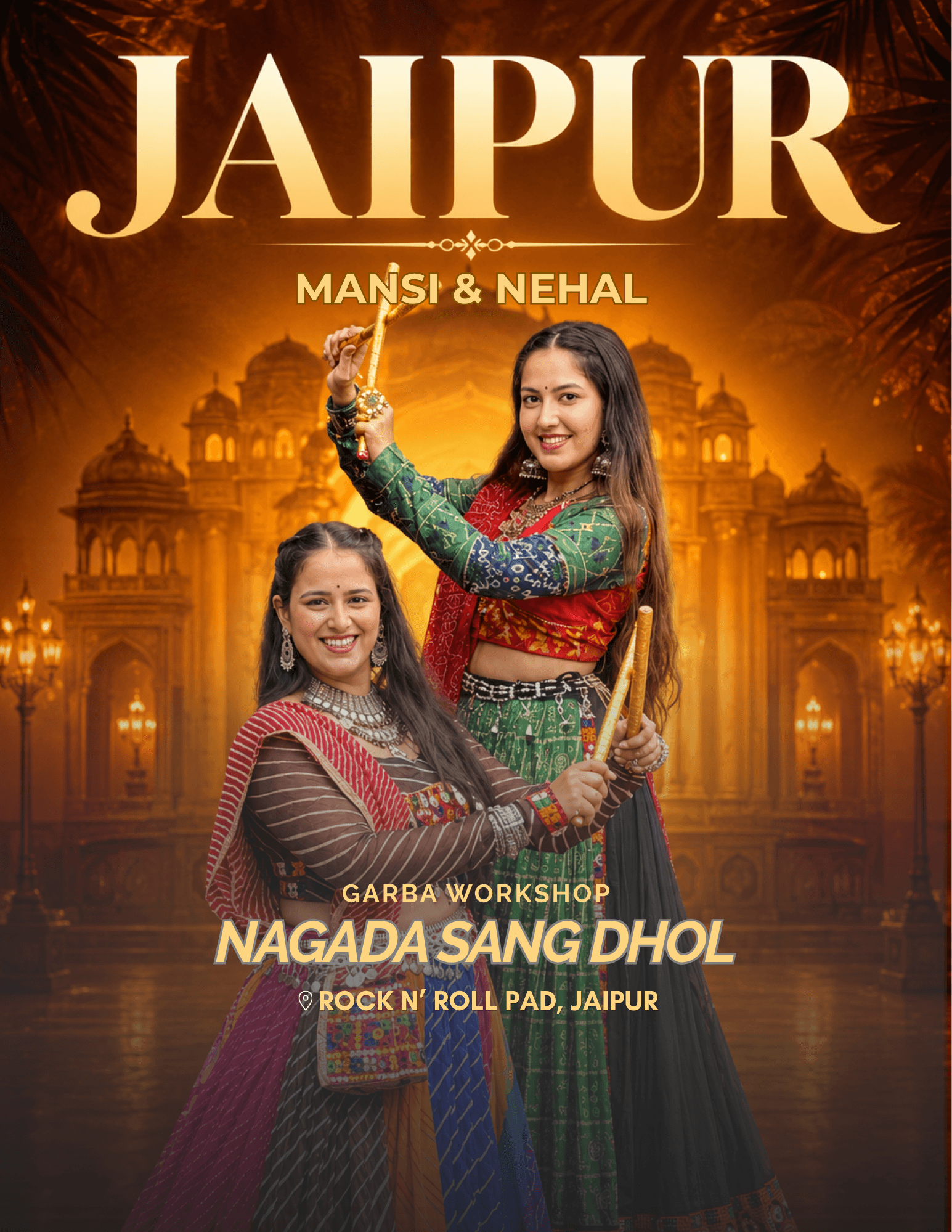 Garba Dance Workshop: Nagada Sang Dhol, Jaipur