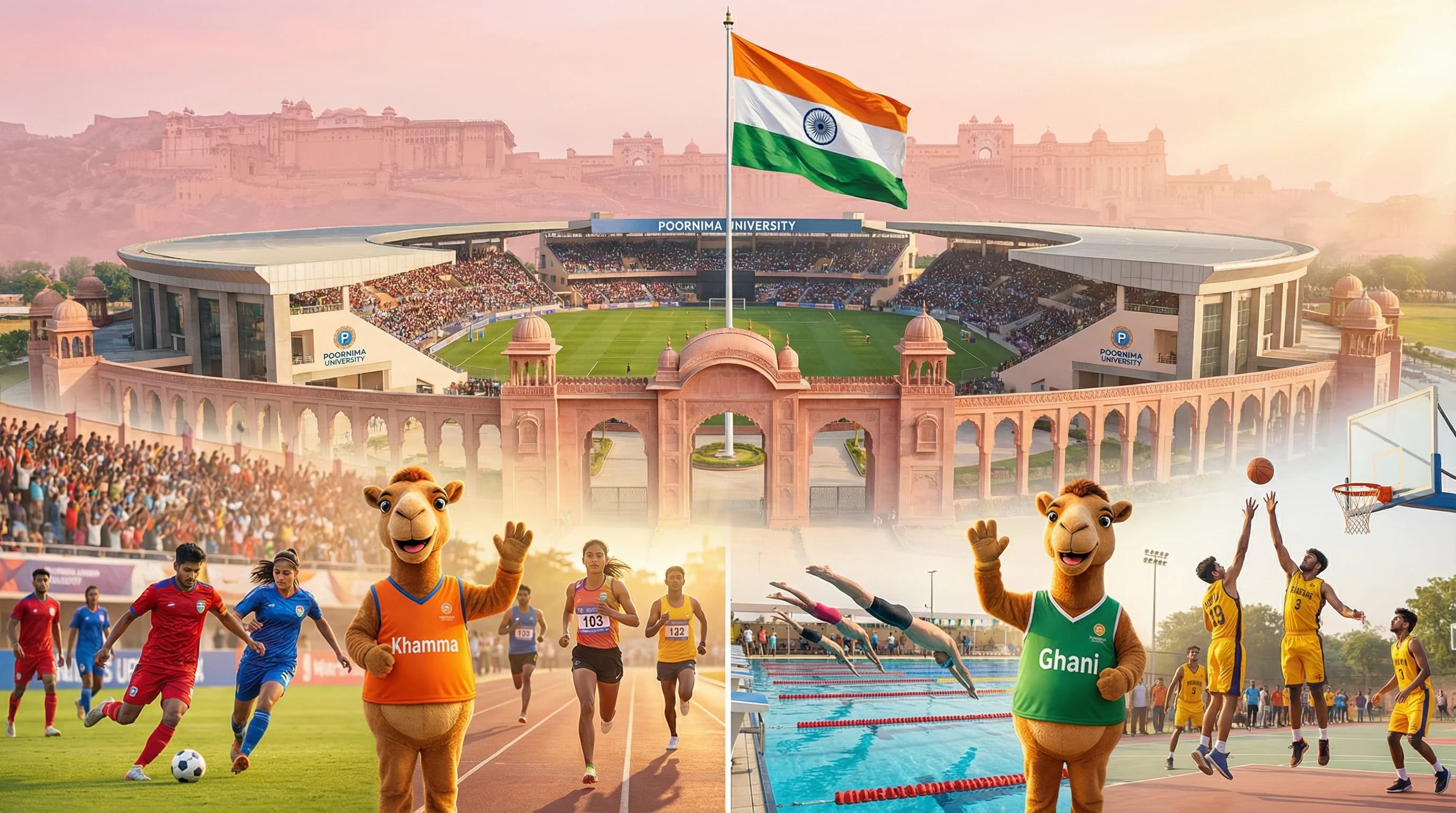Khelo India University Games 2025 at Poornima University Jaipur: Complete Guide