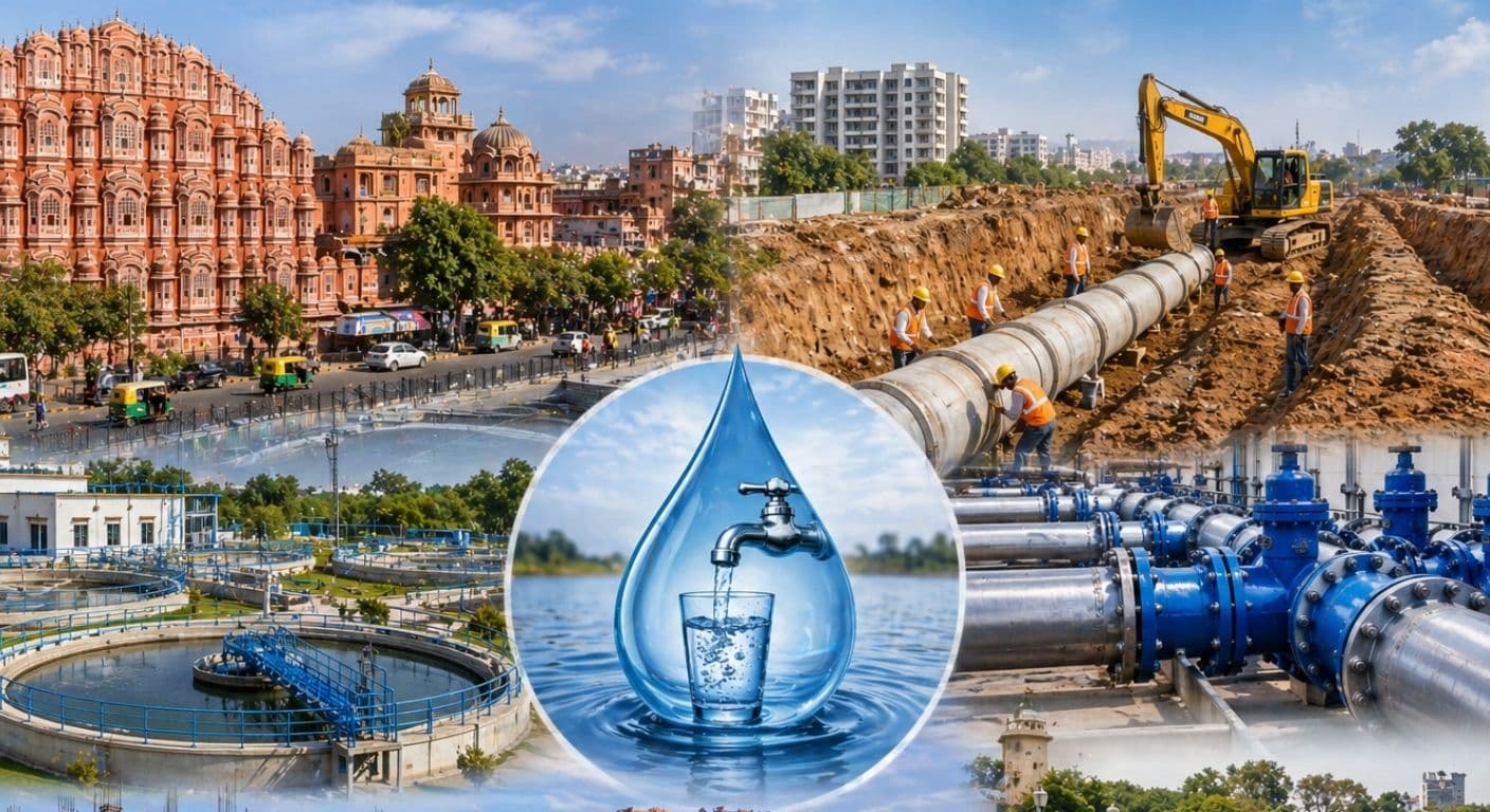 Jaipur AMRUT 2.0 Projects Reach Rs 2,624 Crore as Rajasthan Pushes 363 Urban Works