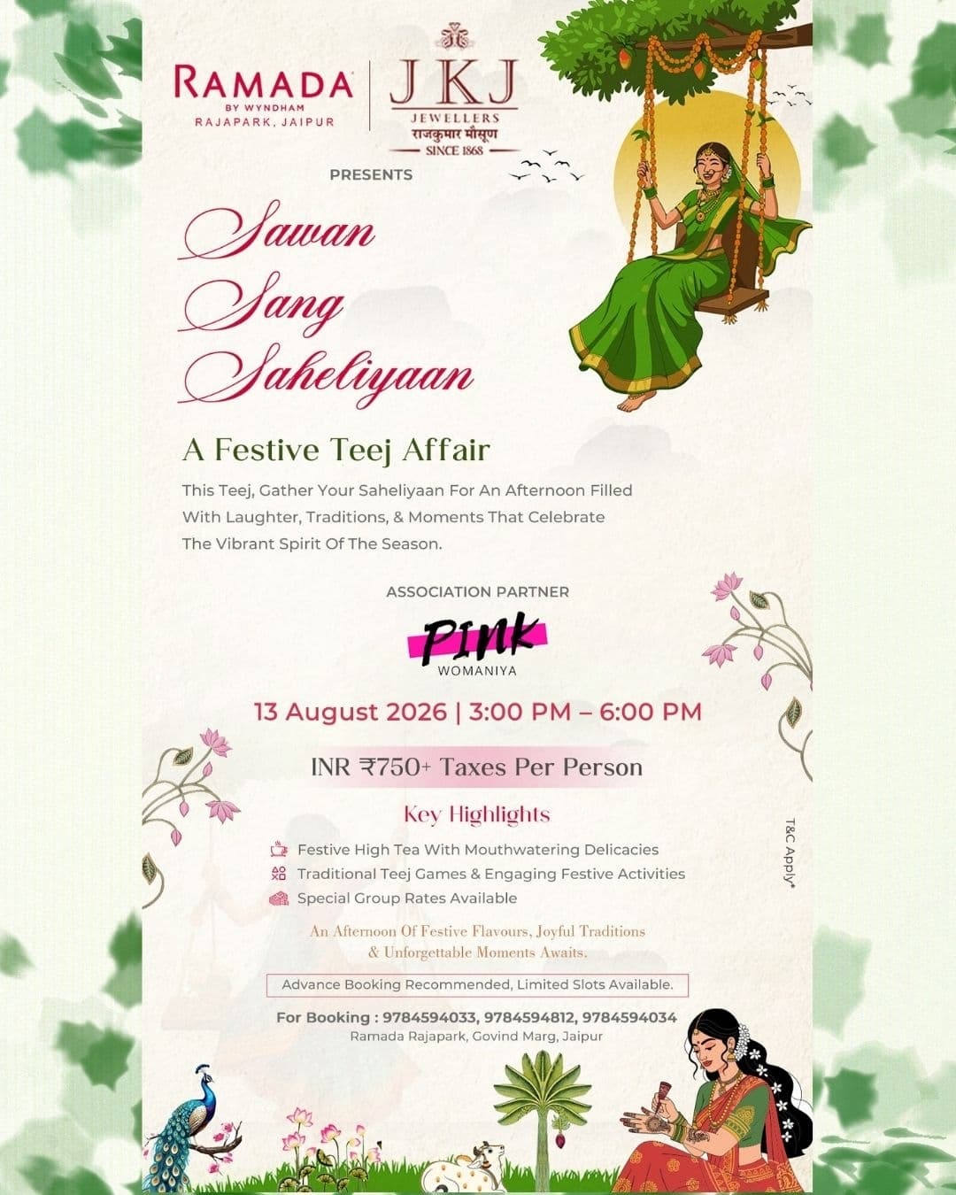 Sawan Sang Saheliyaan - A Festive Teej Affair - 2026