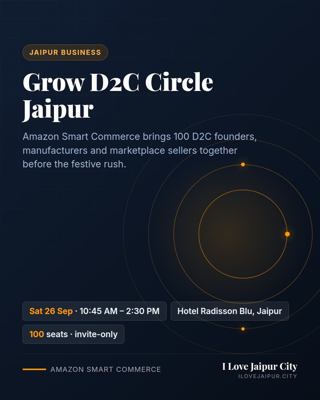 Grow D2C Circle Jaipur by Amazon Smart Commerce