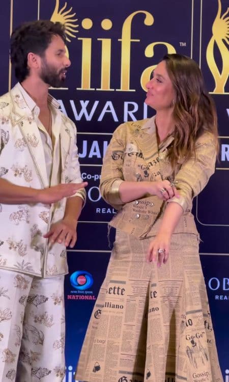 Shahid Kapoor & Kareena Kapoor Khan’s Viral Reunion at IIFA 2025 in Jaipur: Fans Can’t Stop Gushing Over Their On-Stage Banter!