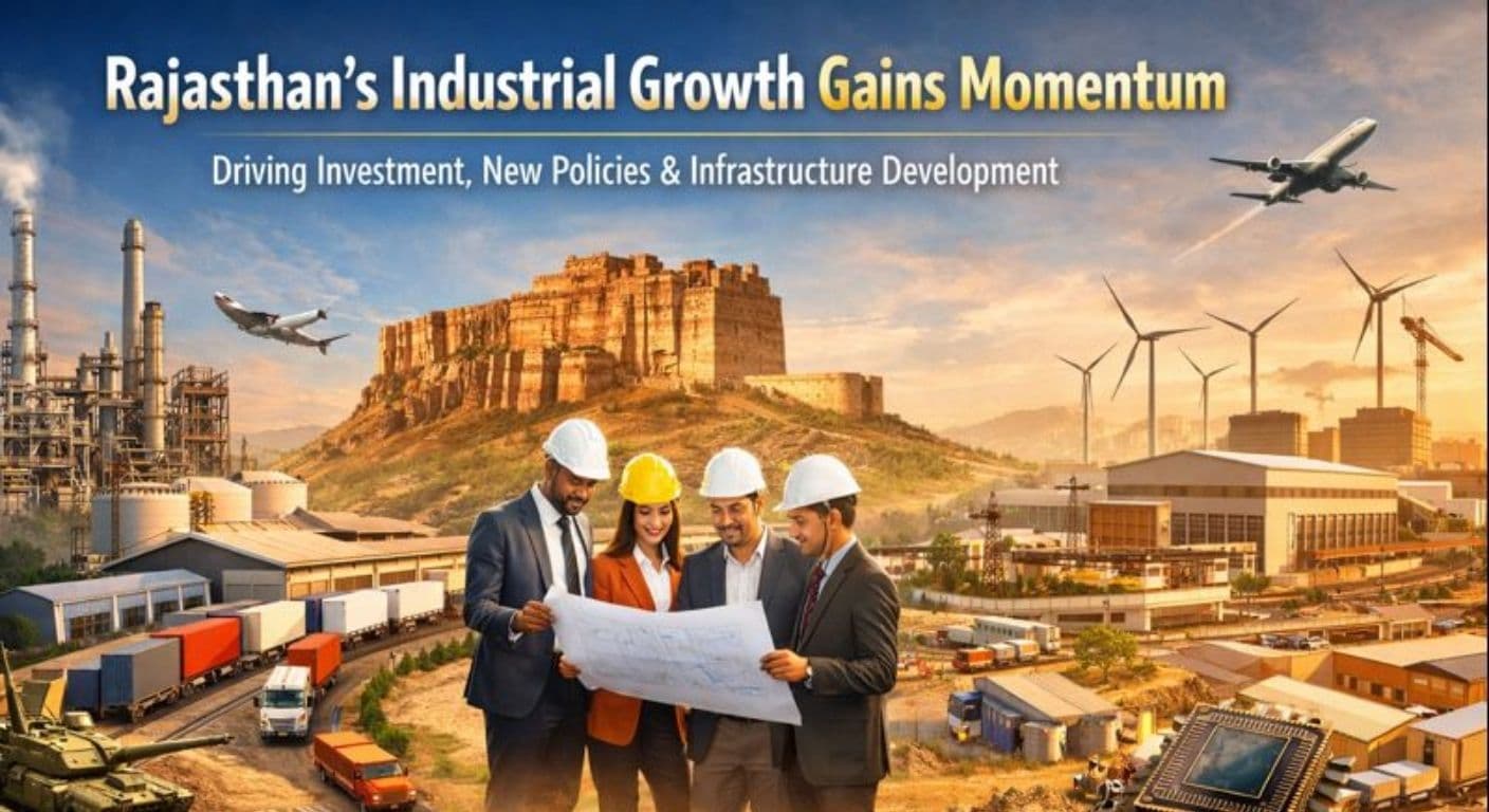 Rajasthan’s Industrial Growth Shows Strong Momentum as Government Outlines Ambitious Roadmap for 2026