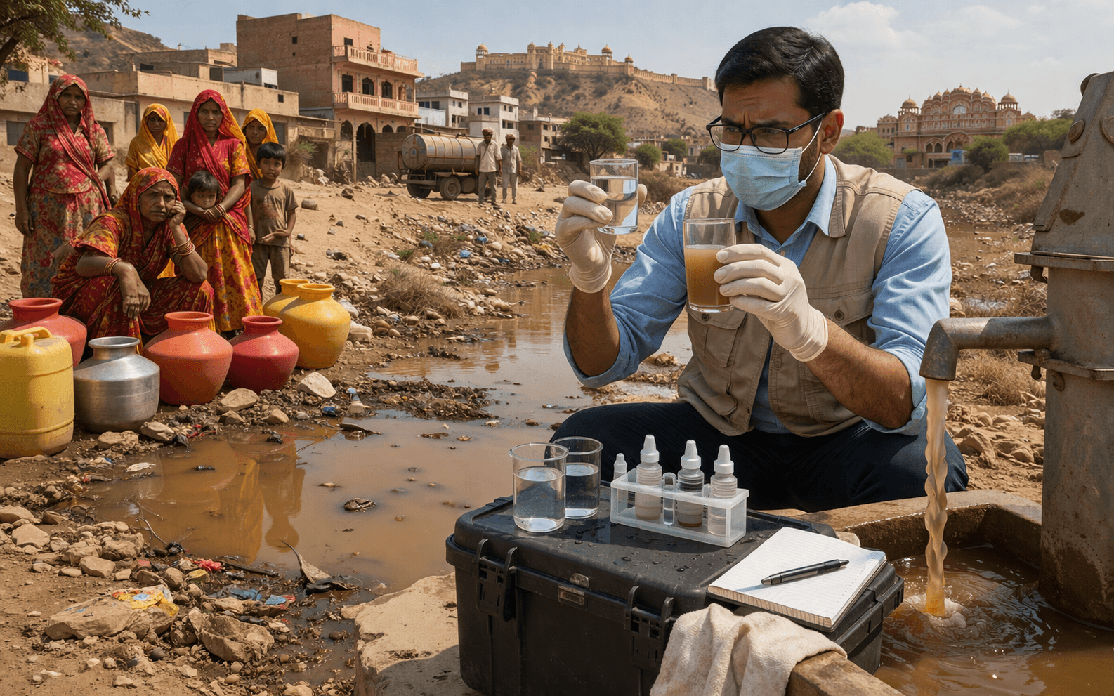 Jaipur Groundwater Warning: Every Third Sanganer Sample Unfit as Rajasthan Tops Fluoride Risk