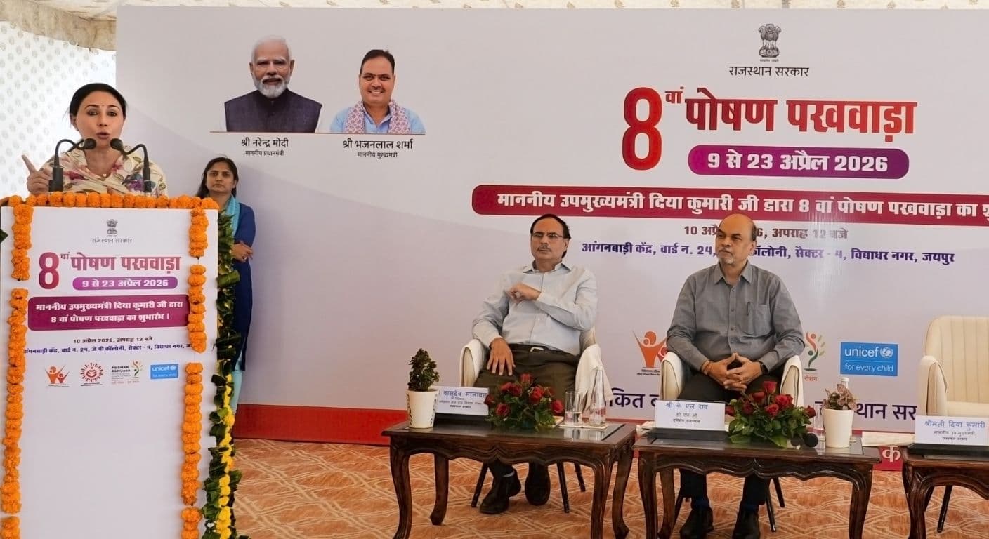 Jaipur Poshan Drive Pushes Rajasthan to Repeat Top Rank