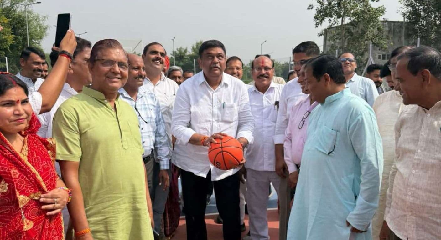 Alwar College Gets Rs 17.20 Lakh Basketball Court