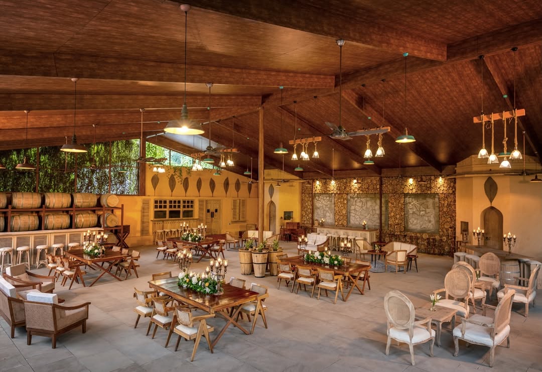 Dining and event venue at Rambagh Palace