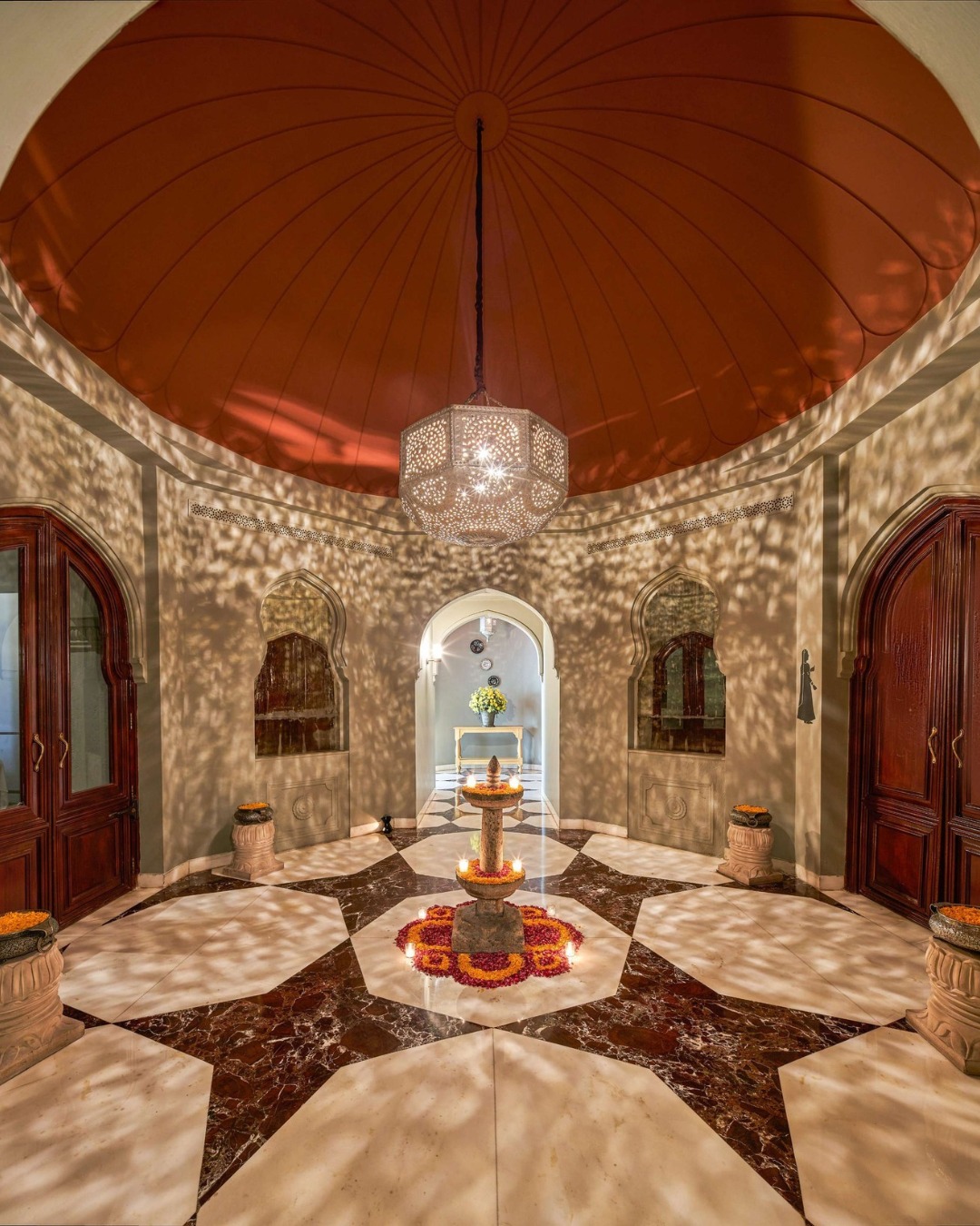 Spa treatment room at Fairmont Jaipur