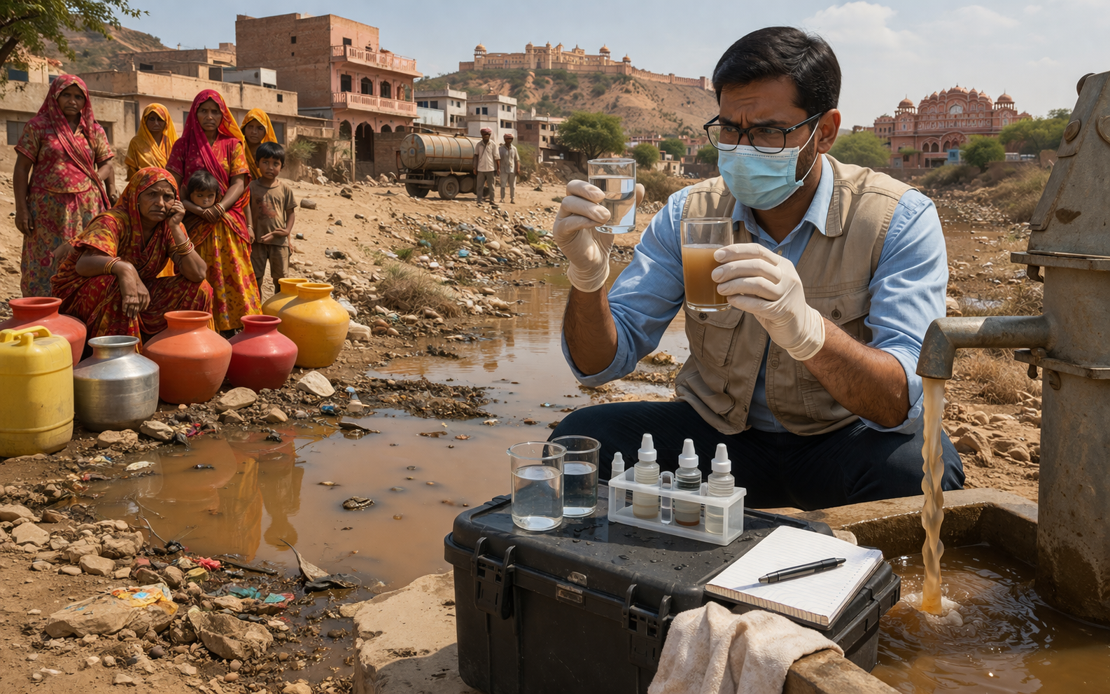 Jaipur Groundwater Warning: Every Third Sanganer Sample Unfit as Rajasthan Tops Fluoride Risk