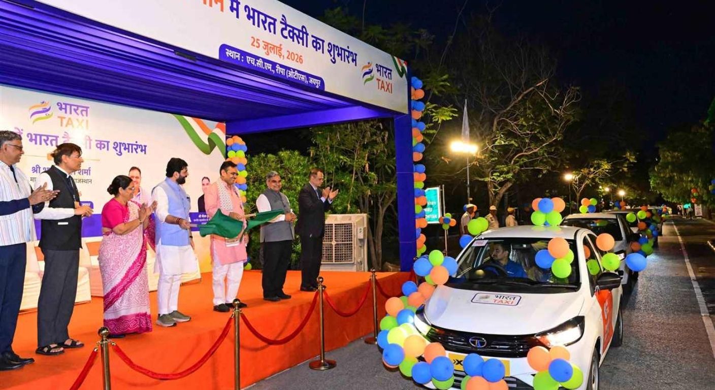 Jaipur Formally Launches Bharat Taxi With 100+ Vehicles