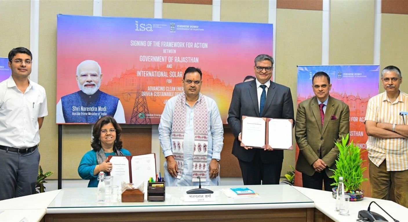 Rajasthan Becomes First State to Sign ISA Clean Energy Framework