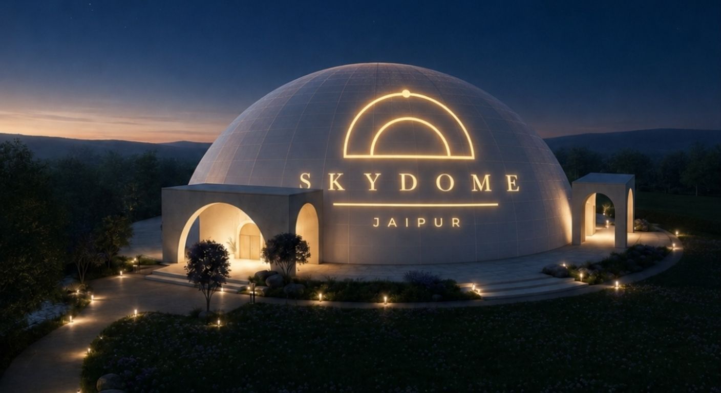 SKYDOME Near Jaipur: India’s First Permanent Immersive Dome Venue Set to Open