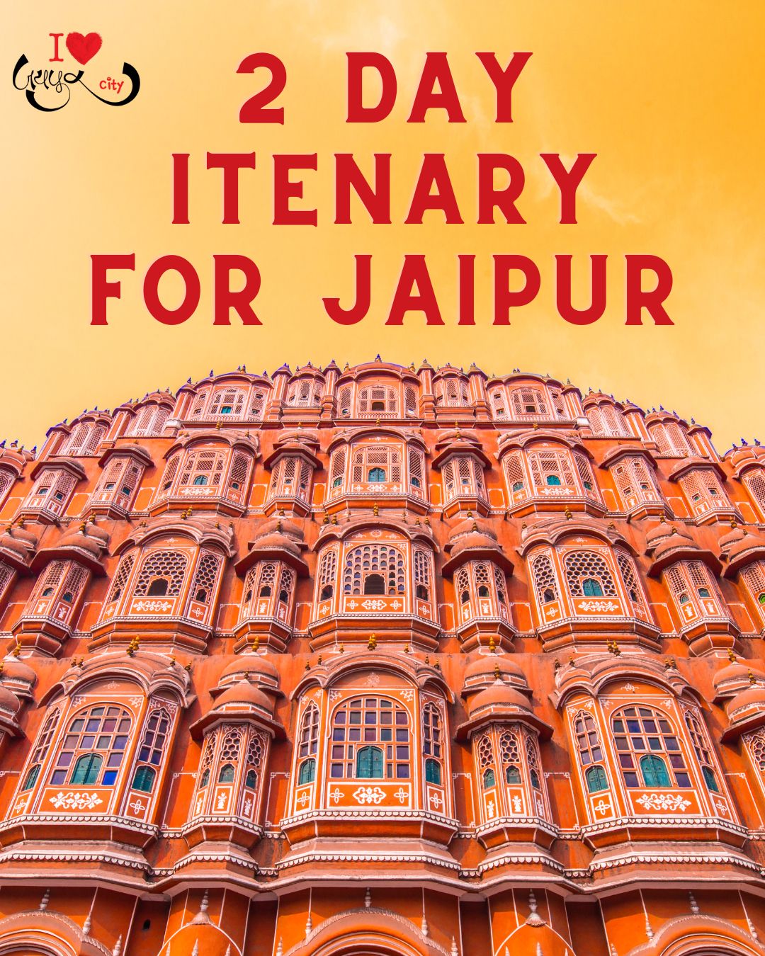 2 day itenary for jaipur